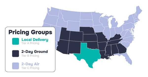 GC Buyers Guide Graphic_Pricing Groups Map